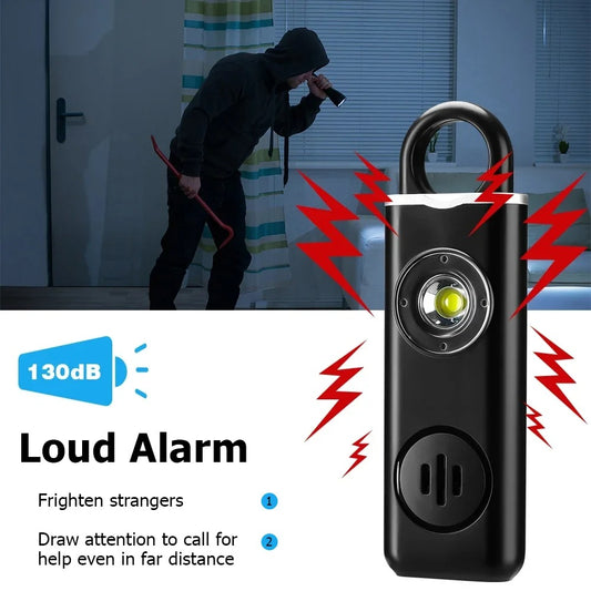 Personal Alarm Keychain 130dB Safety Device