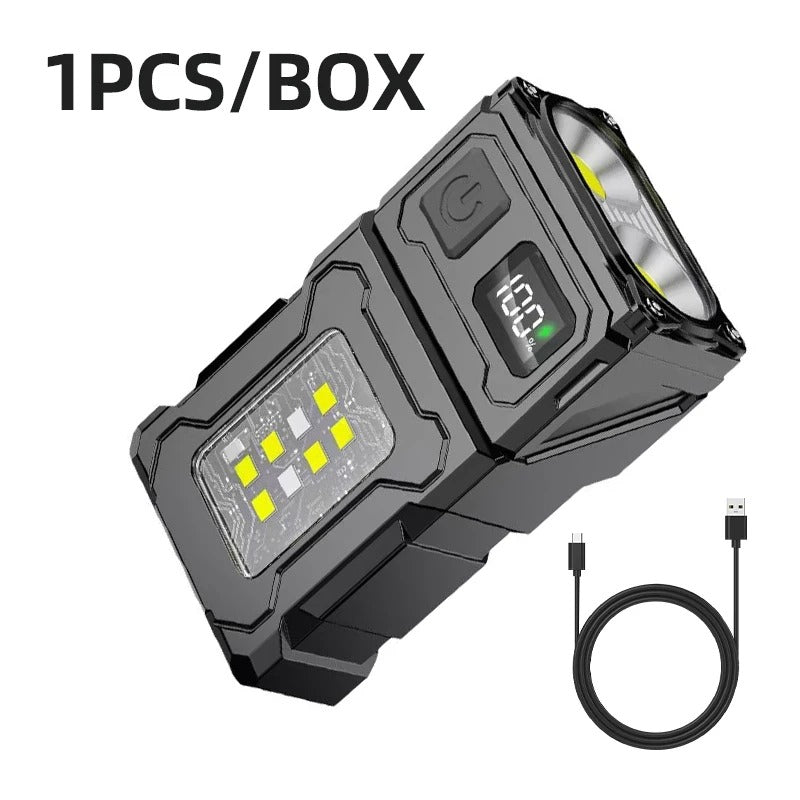 Powerful Rechargeable Searchlight Flashlight