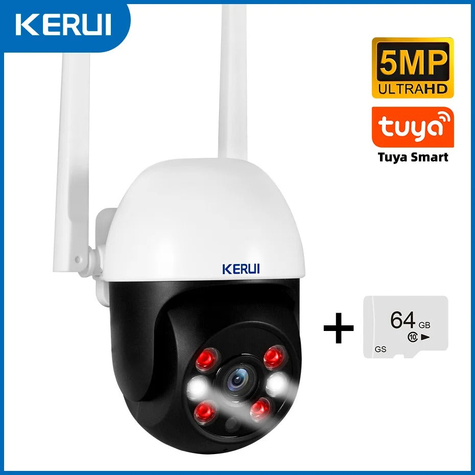 4K PTZ WiFi Security Camera Outdoor Smart CCTV
