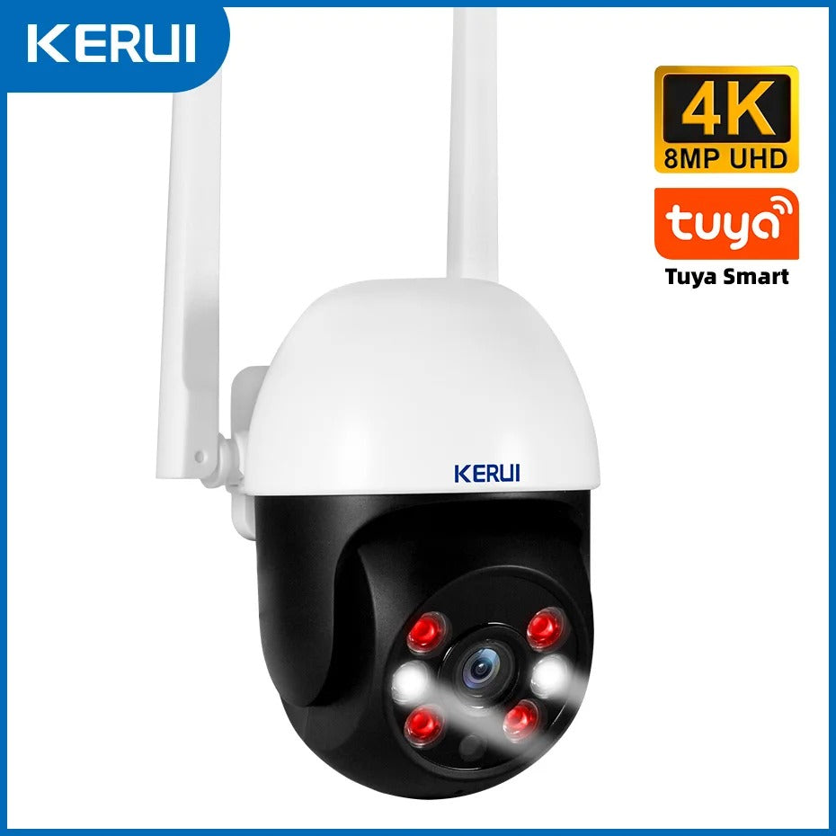 4K PTZ WiFi Security Camera Outdoor Smart CCTV