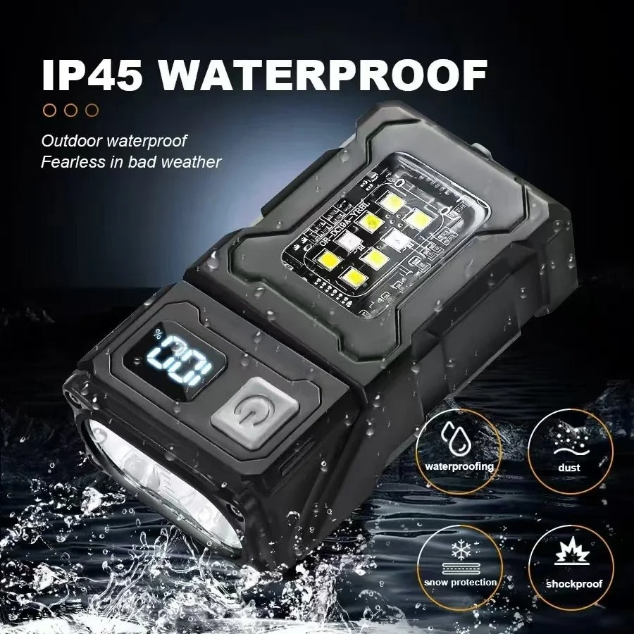Powerful Rechargeable Searchlight Flashlight