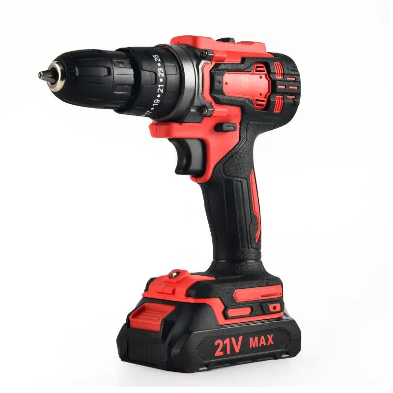 21V Electric Drill 2-Speed Adjustable Torque