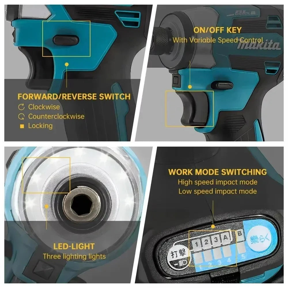 Makita 18V Brushless Impact Driver Tool