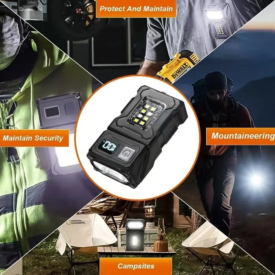Powerful Rechargeable Searchlight Flashlight