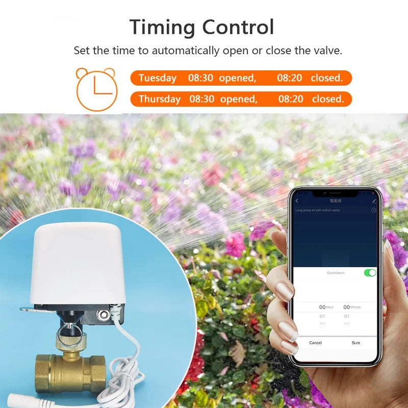 Smart Water Valve Controller WiFi Zigbee