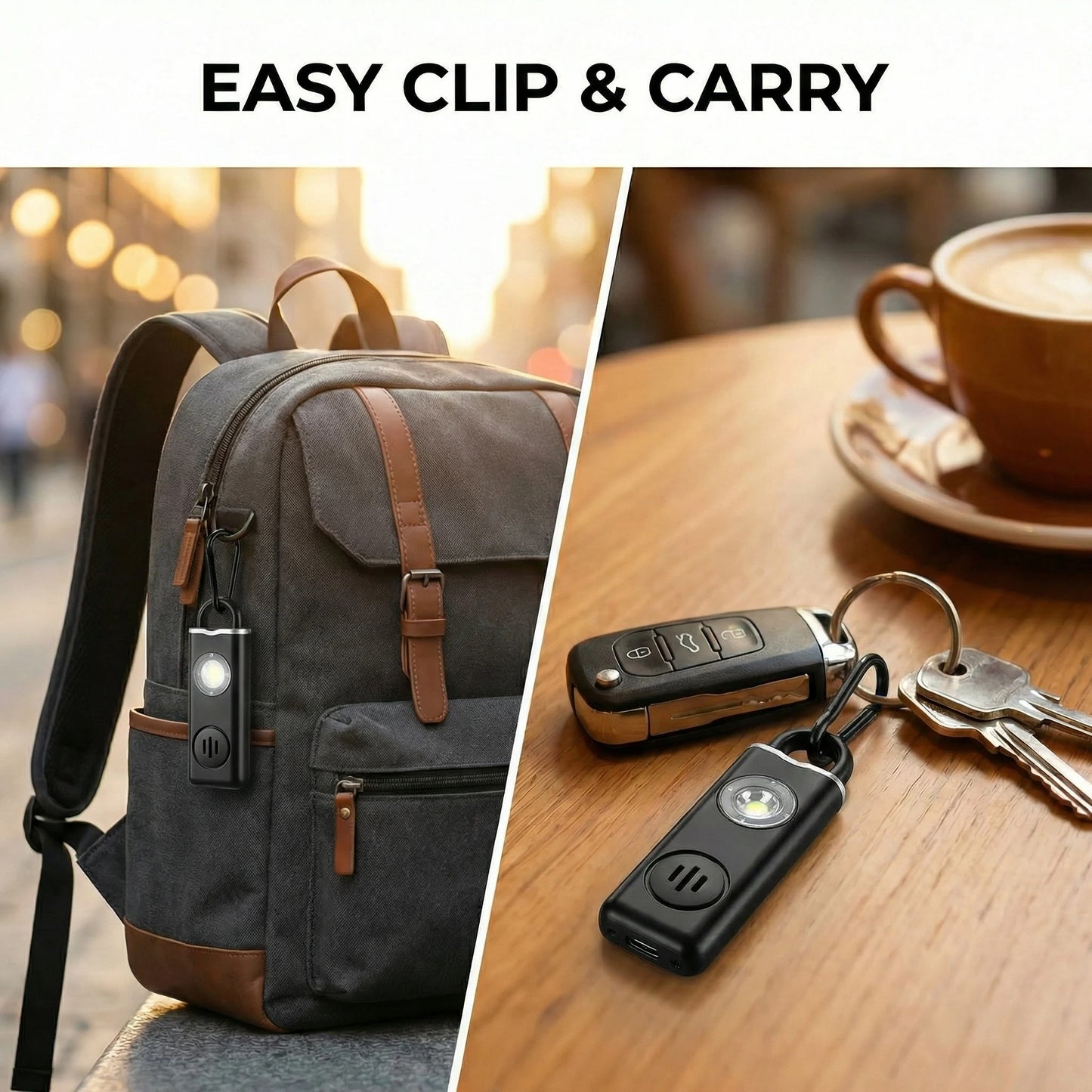 Personal Alarm Keychain 130dB Safety Device