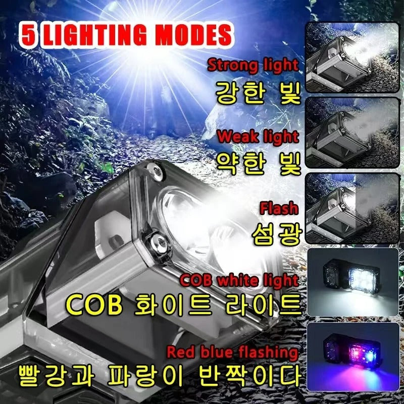 Powerful Rechargeable Searchlight Flashlight
